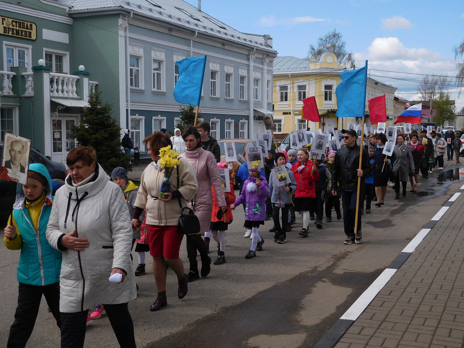 В селе Вятское отметили 77-ю годовщину Великой Победы