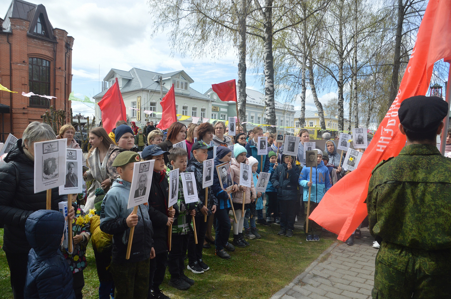 В селе Вятское отметили 77-ю годовщину Великой Победы